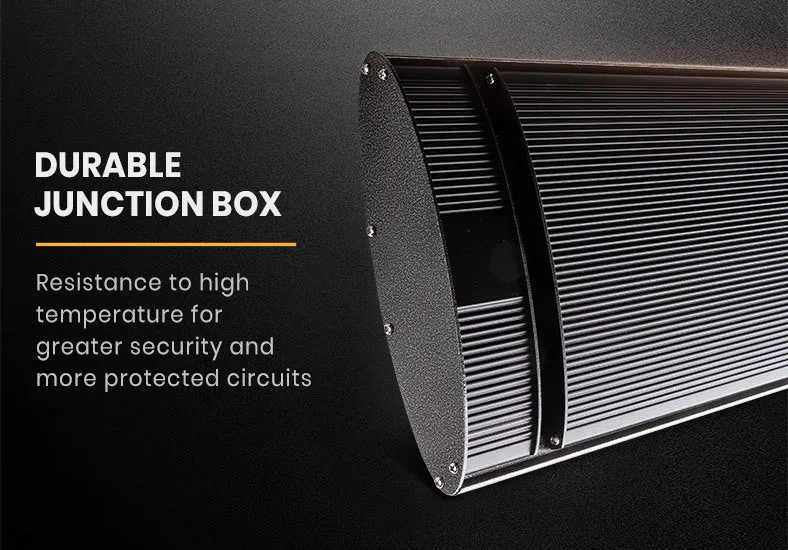 2400W Outdoor Strip Heater, Silent, Splash Resistant - BIO