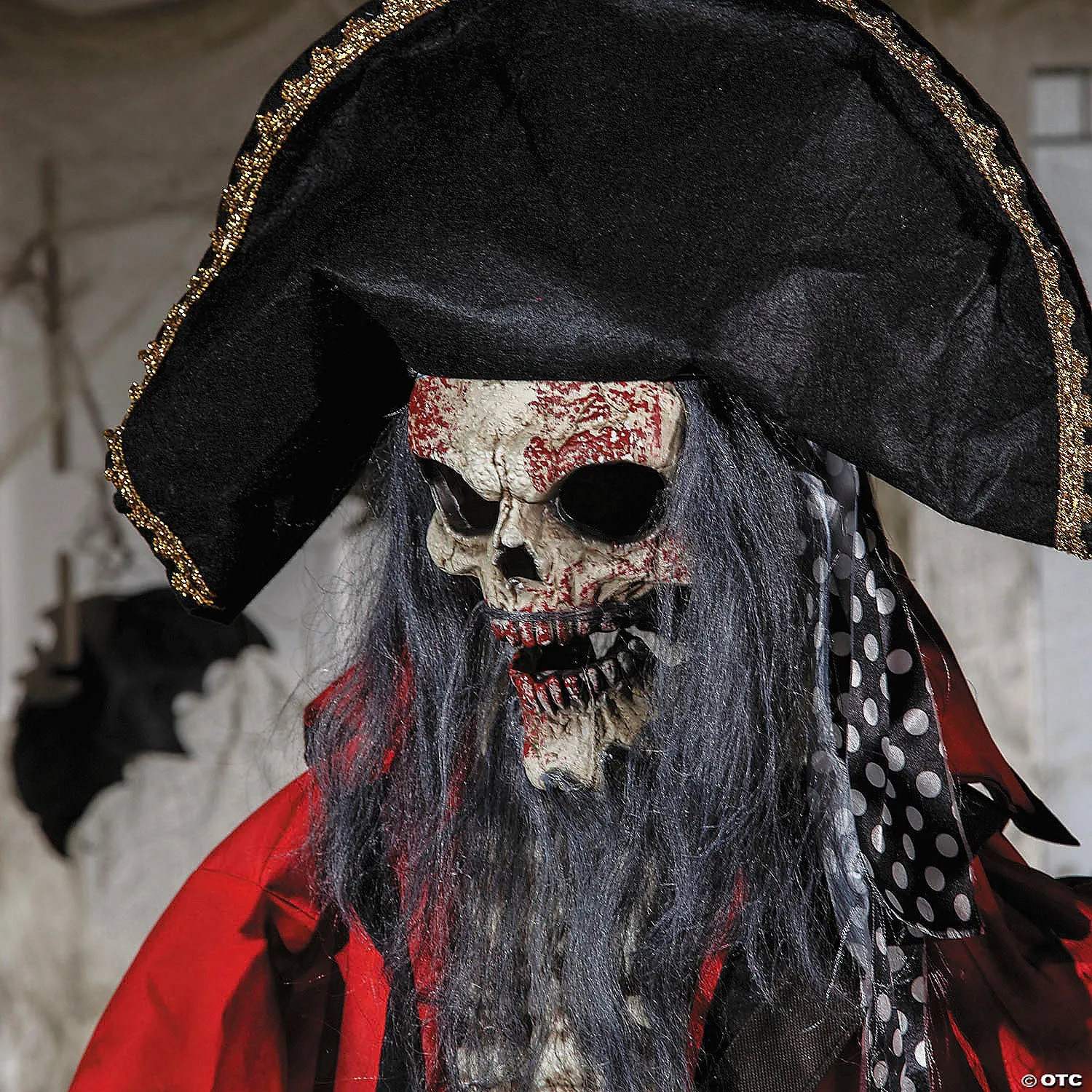 6 Ft. Pirate Skeleton Animated Prop