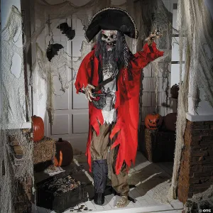 6 Ft. Pirate Skeleton Animated Prop
