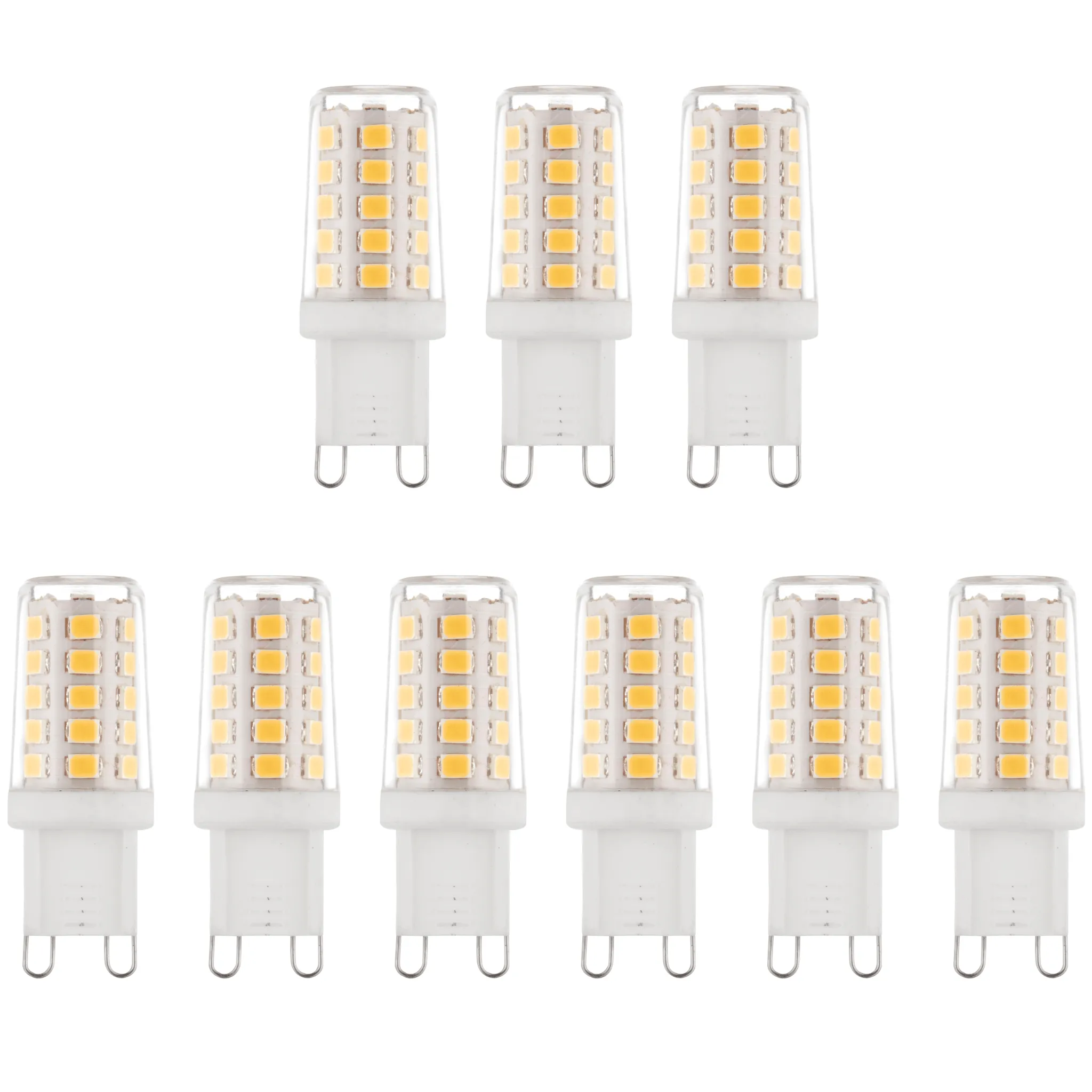 9 x G9 LED Non-Dimmable Light Bulb 2.3W Warm White