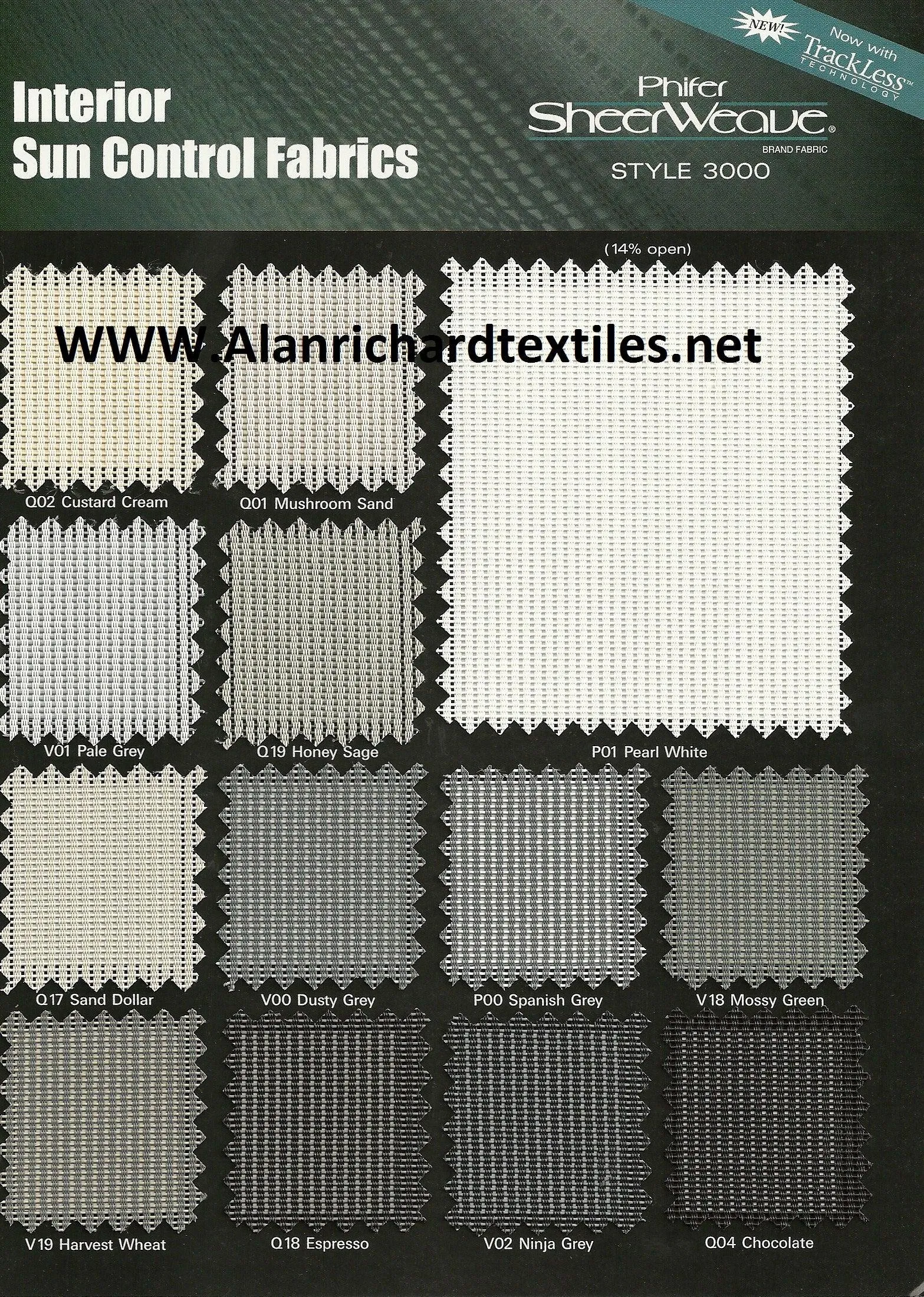 96"-107"(Width) 3000 Series Phifer SheerWeave® Solar Shade