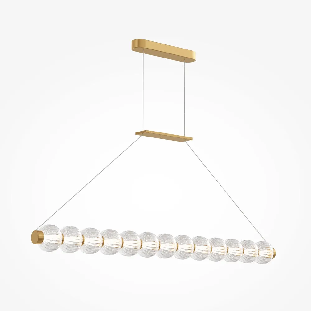 Amulet LED Linear Pendant - Gold