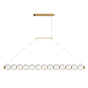 Amulet LED Linear Pendant - Gold