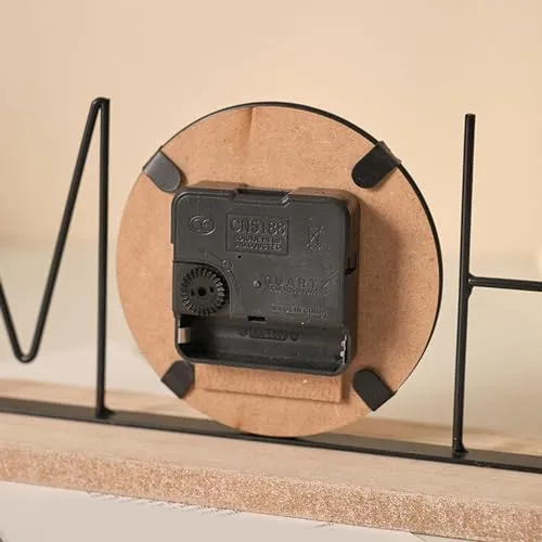 ATORSE® Tabletop Clock Creative Desktop Decoration for Home Decor Office Living Room LOVE