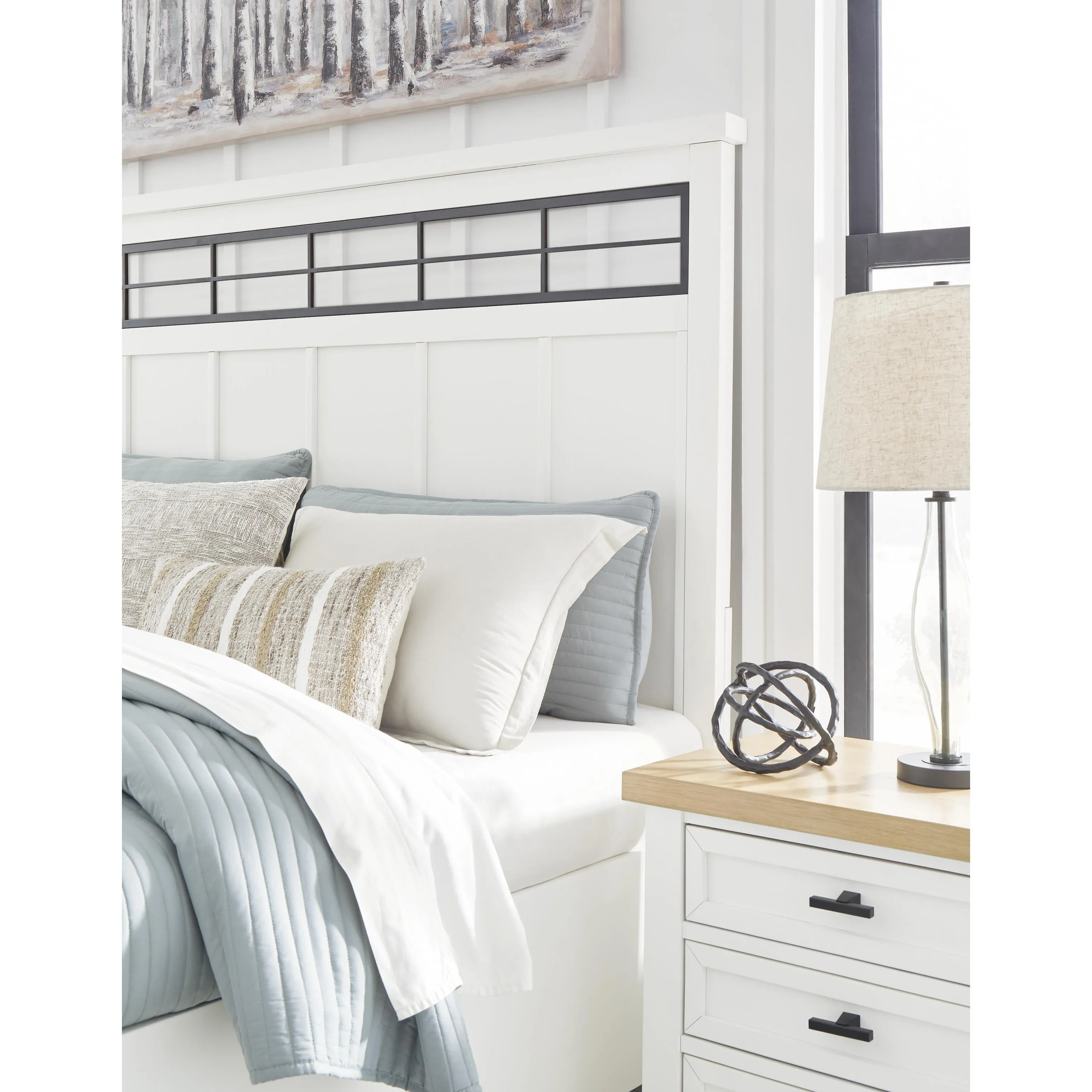 Benchcraft Ashbryn King Panel Bed with Storage B844-58/B844-56S/B844-97