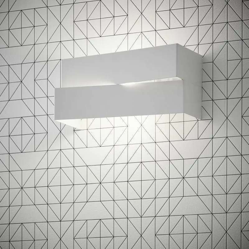 Brilliant 1 Light 60W Perry Wall Light - White Matt | 94428/05