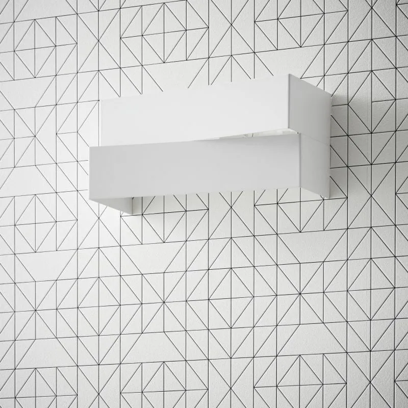 Brilliant 1 Light 60W Perry Wall Light - White Matt | 94428/05