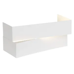 Brilliant 1 Light 60W Perry Wall Light - White Matt | 94428/05