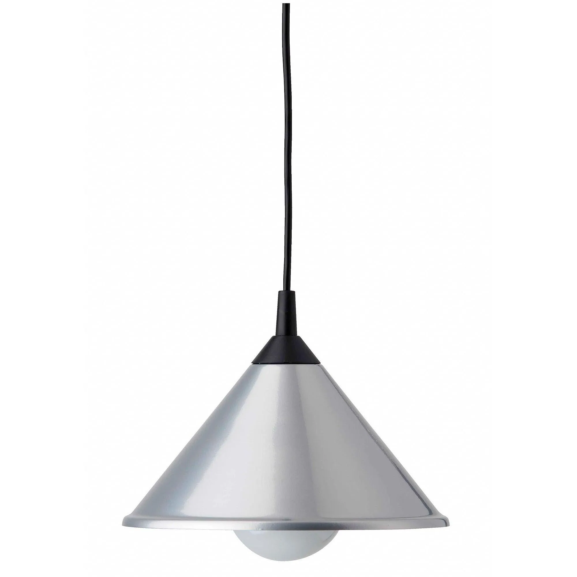 Brilliant 1 Light 75W Bistro Pendant Light - Titanium | 11170/11