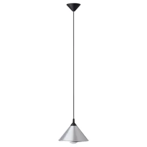 Brilliant 1 Light 75W Bistro Pendant Light - Titanium | 11170/11
