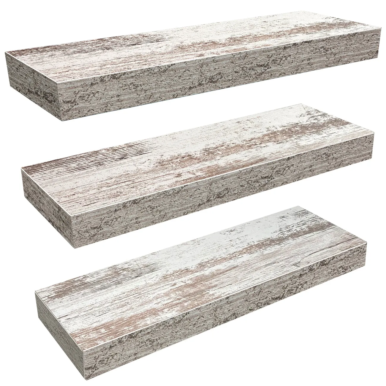 Coastal Rectangle Floating Shelves (3 Pack)