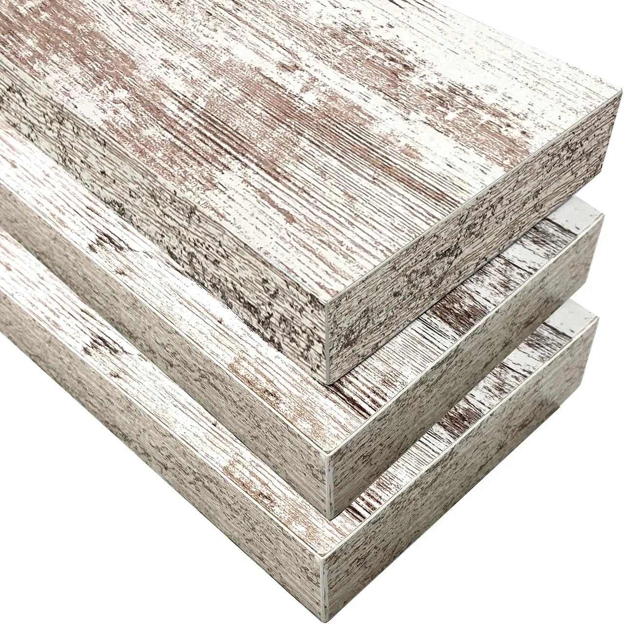 Coastal Rectangle Floating Shelves (3 Pack)