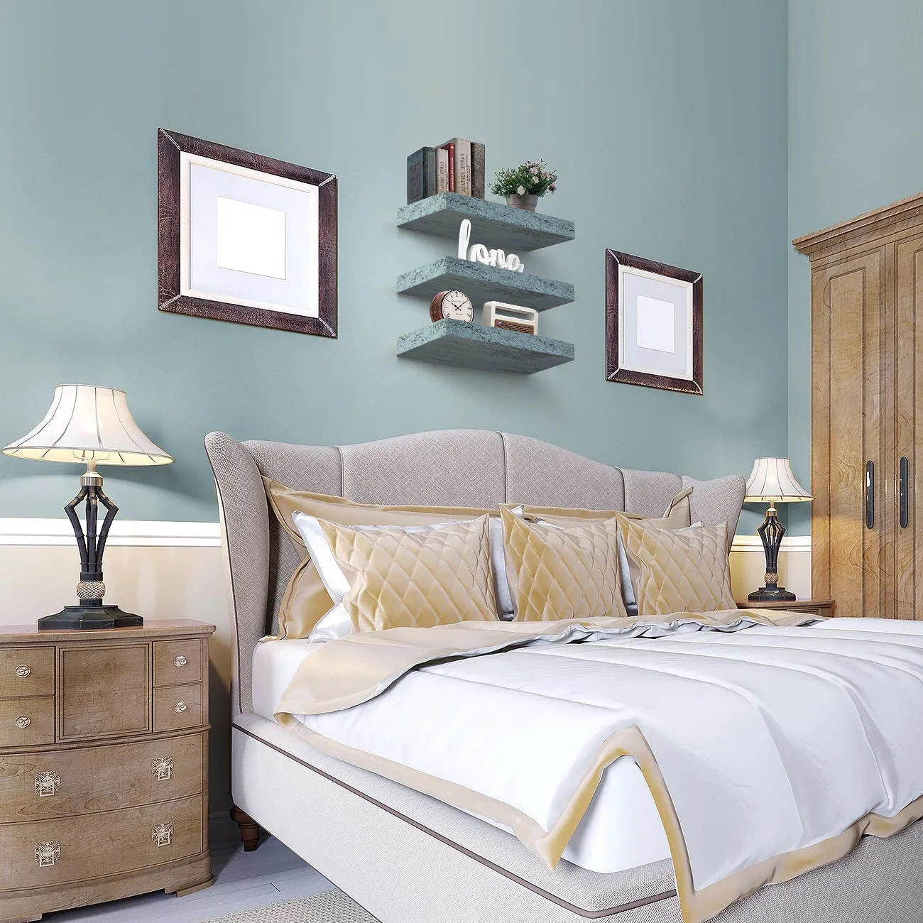 Coastal Rectangle Floating Shelves (3 Pack)