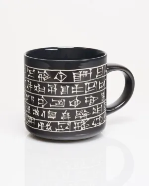 Cuneiform Hand Carved 15 oz Ceramic Mug