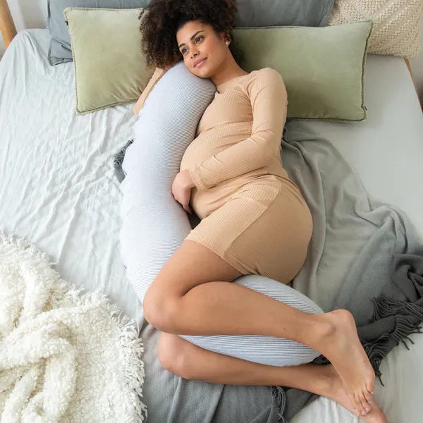 Doomoo Buddy Large Maternity Pillow, Classic Grey