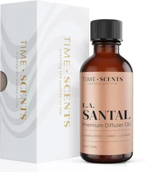 Essential Oil Blend Diffuser Oil – Santal Essential Oil, Hotel Inspired Home Fragrance Oil for Diffuser, Aromatherapy Oils for Aroma Diffuser for Home, Leather, Amber, Sandalwood Essential Oils 1.6 Oz