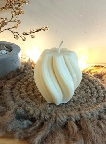 Eveis | Candles Pillar Pure Handmade Pear Designer candle Candle || (Set of 2)
