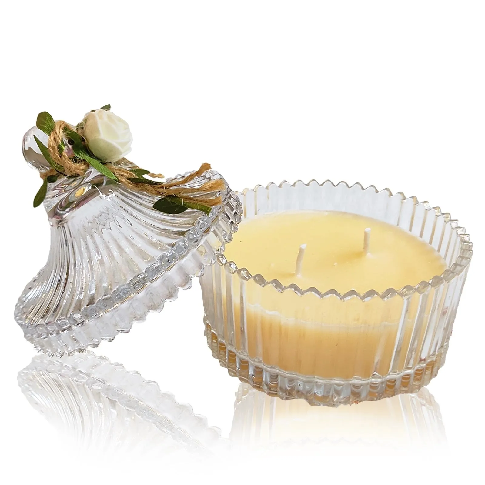 Eveis | S_olimo Wax Tealight Candles, 3-Hour Burn Time, Smokeless, No Residue