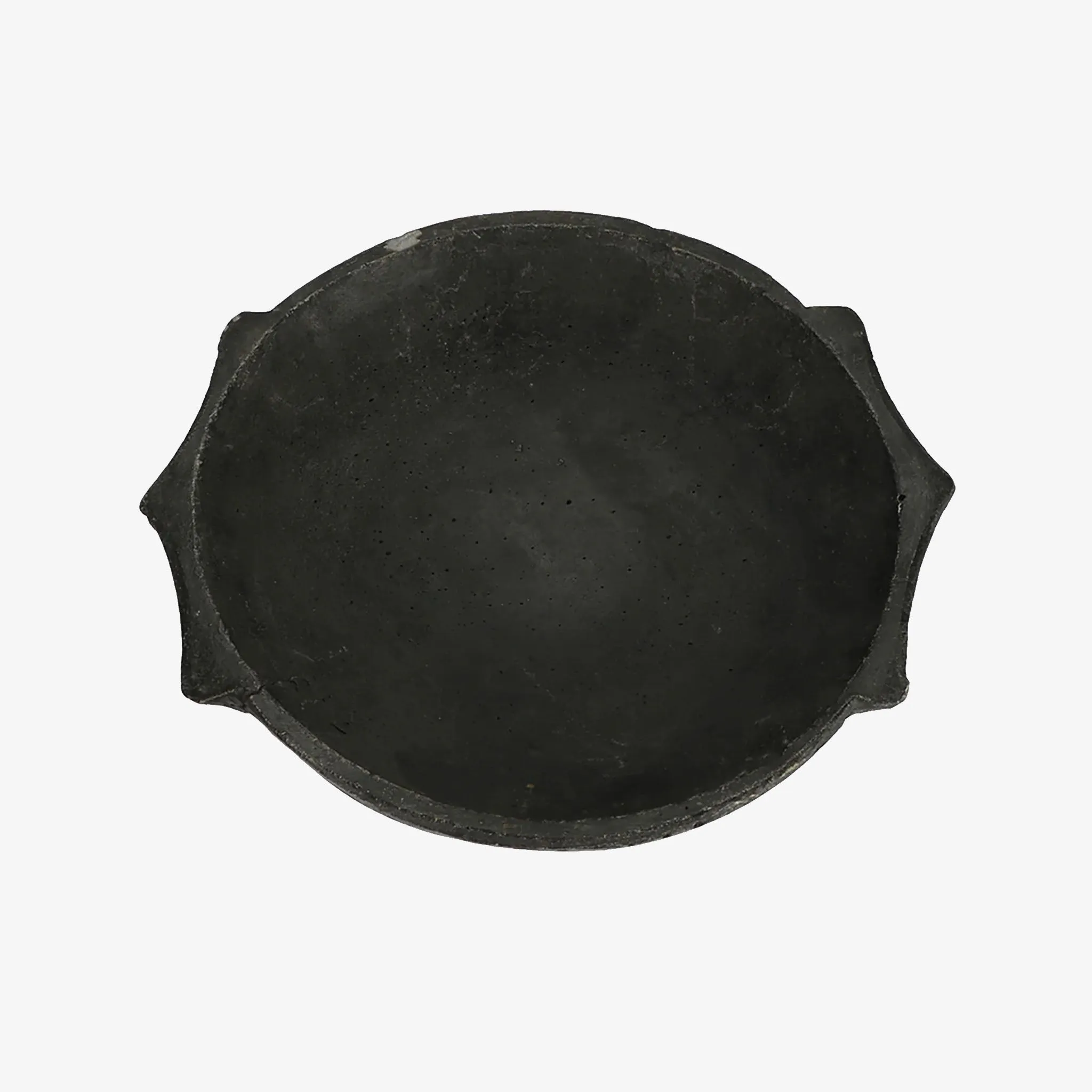 Hand Carved Shallow Stone Bowl