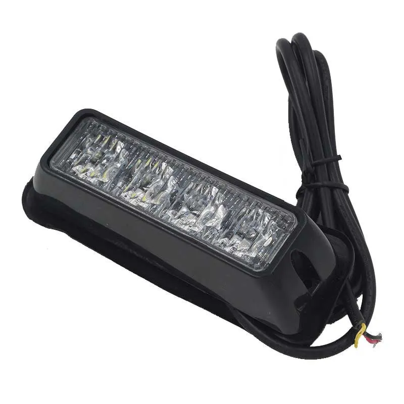 Hazard Warning LED Light Head 4x LED AMBER 12/24v