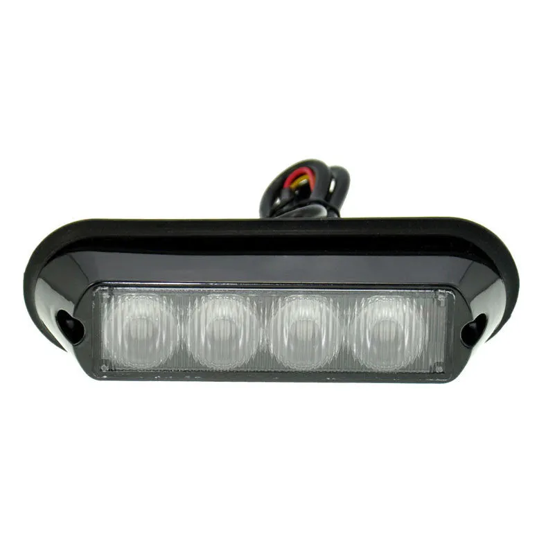 Hazard Warning LED Light Head 4x LED AMBER 12/24v
