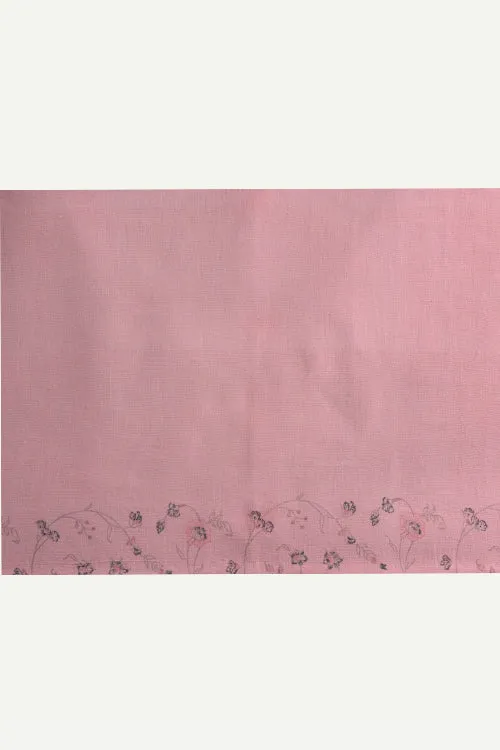 Ikai Asai block printed Table Mat single pc Pink and blue