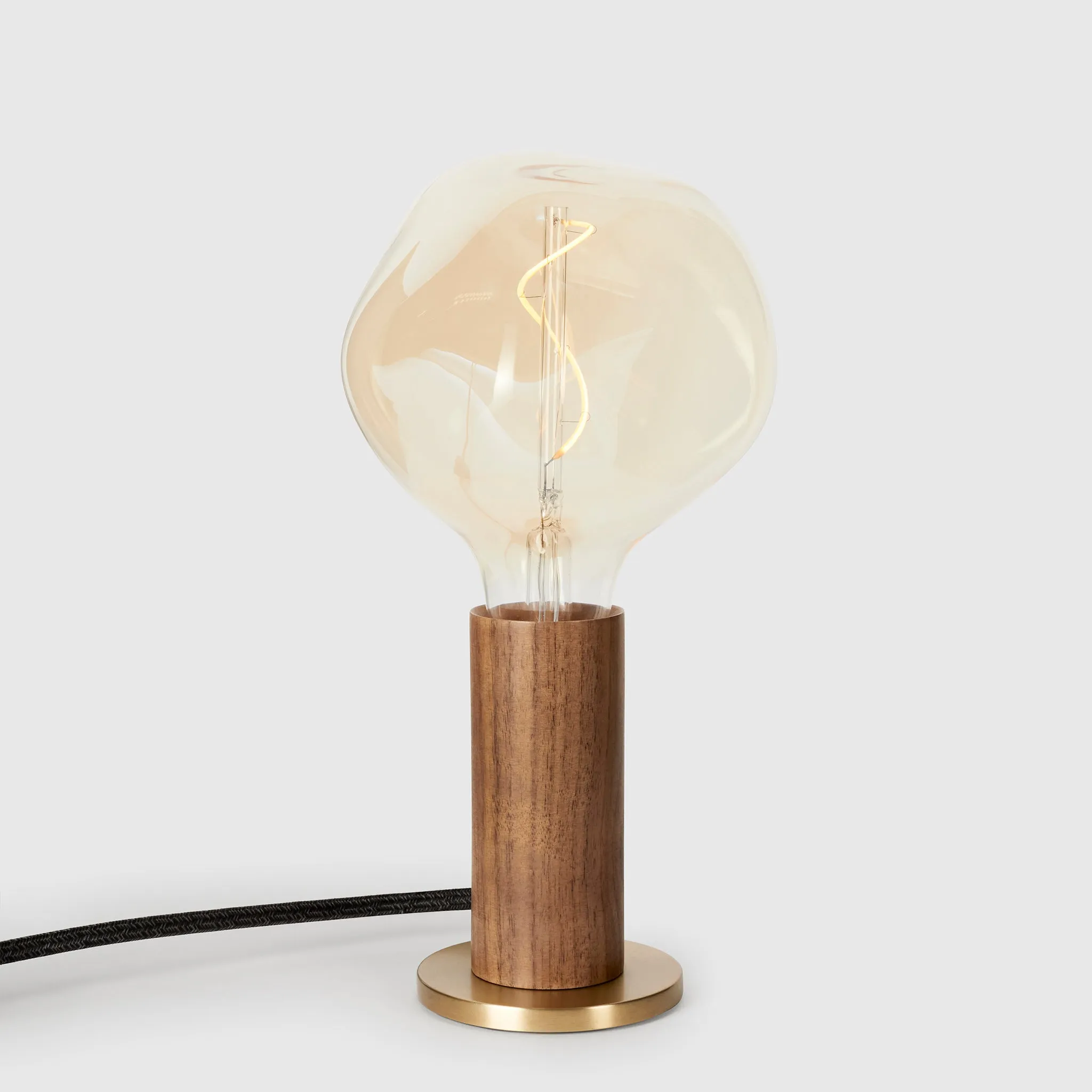 Knuckle Table Lamp in Walnut   Voronoi I