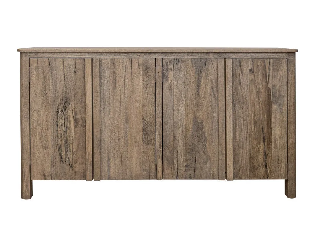 Lotus Rustic Modern 4 Door Multi Purpose Console