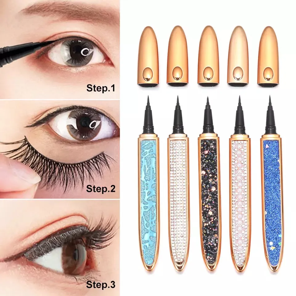 Luxury Long lasting waterproof eyeliner eyelash glue pen