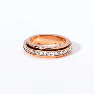 Mila Sparkling Zirconia Spinner Ring