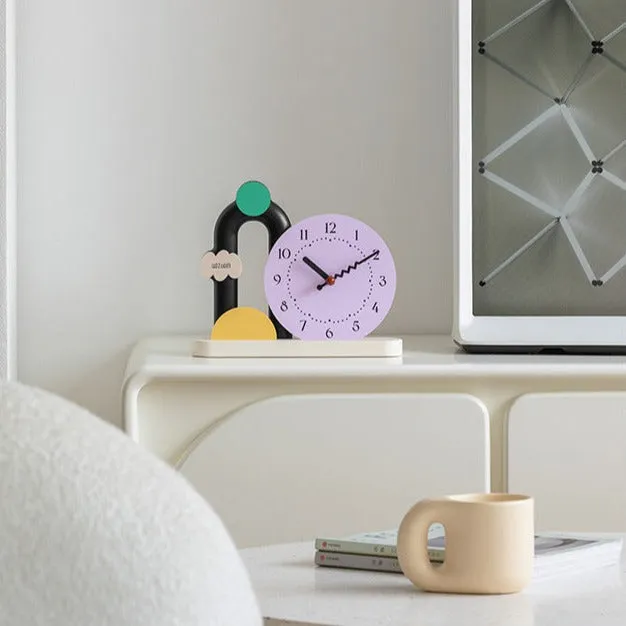 Modern Decorative Table Clock for TV Cabinet