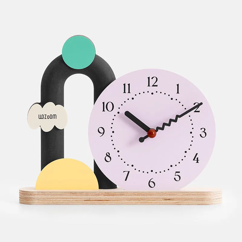 Modern Decorative Table Clock for TV Cabinet
