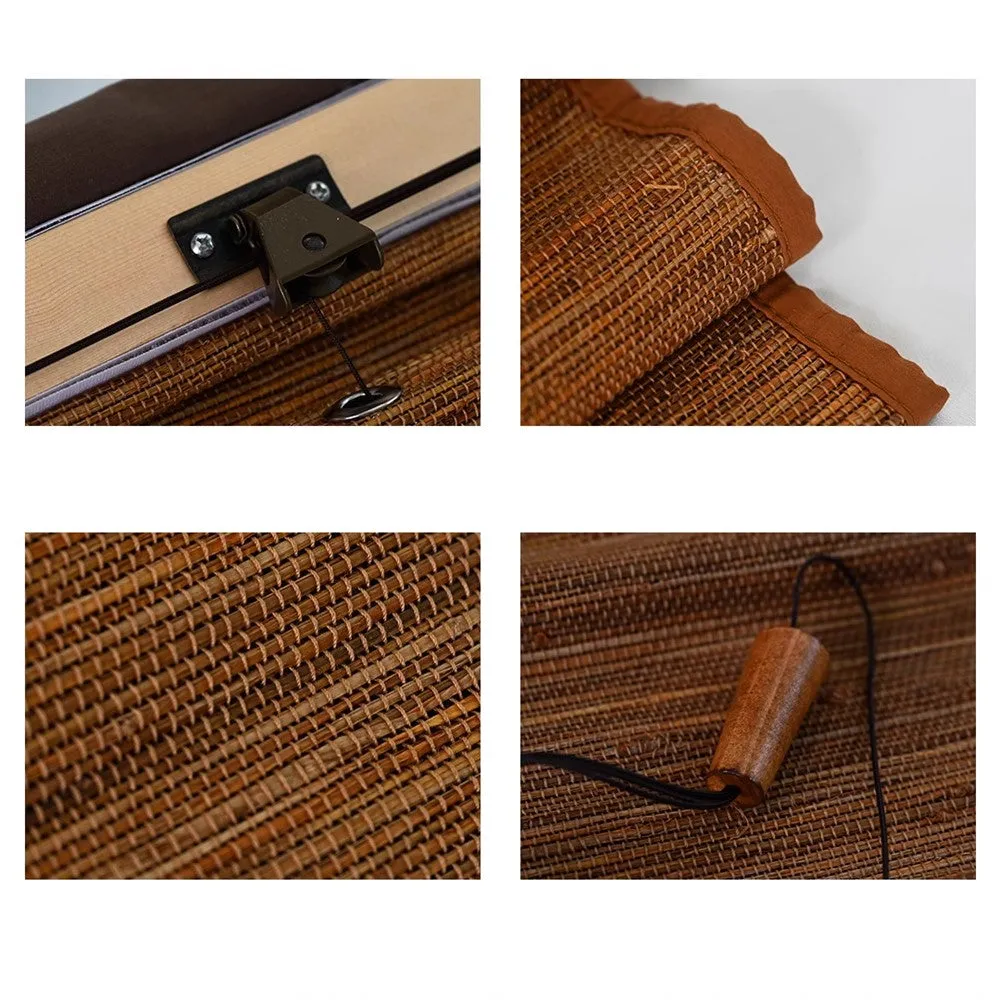 Natural Jute Light Filtering Roman Style Window Roller Shade