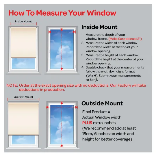 Pine Tree Print Window Roller Shade