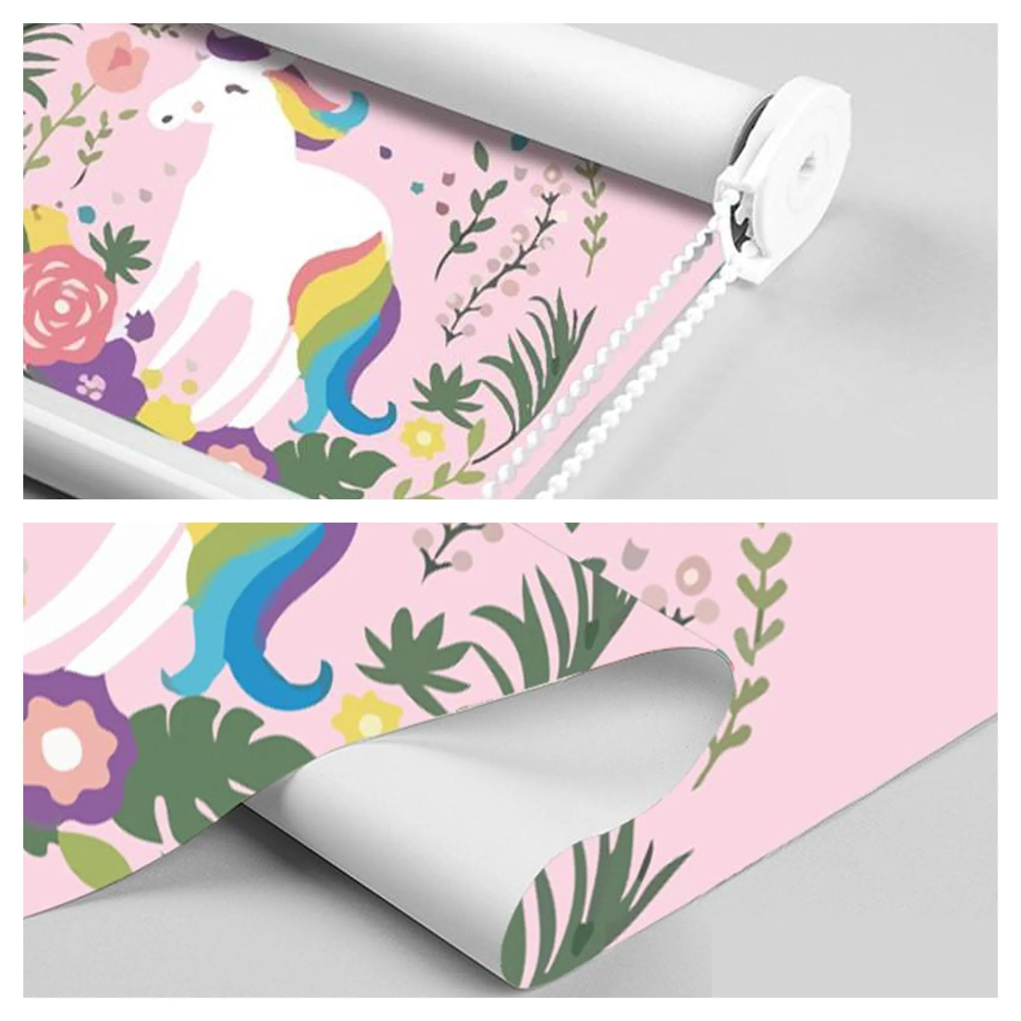 Pine Tree Print Window Roller Shade