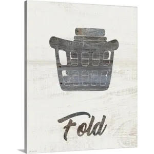 "Barnwood Fold" Canvas Wall Art