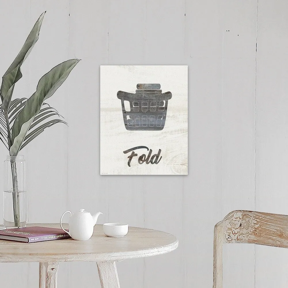 "Barnwood Fold" Canvas Wall Art