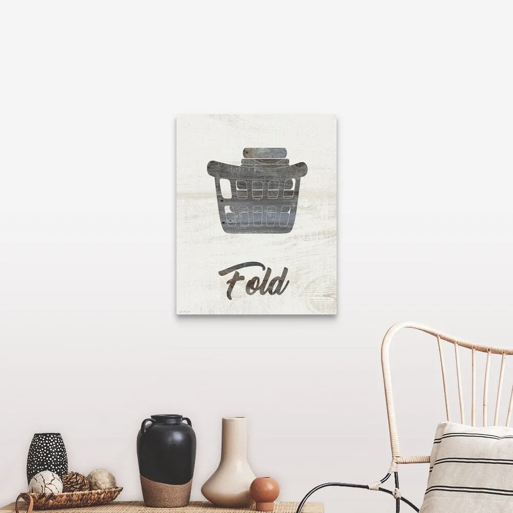 "Barnwood Fold" Canvas Wall Art