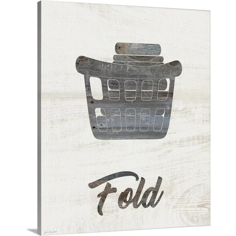 "Barnwood Fold" Canvas Wall Art