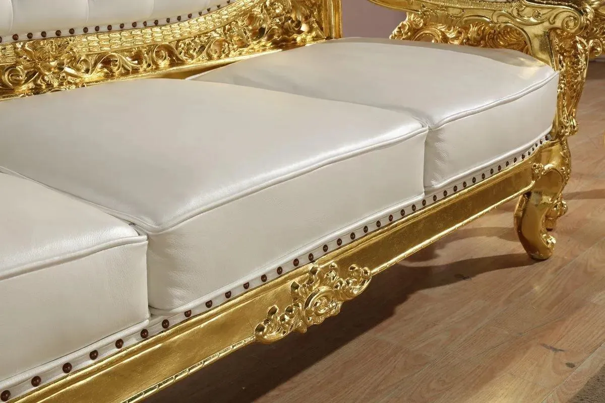 Royal Antique Golden Carved Sofa Set