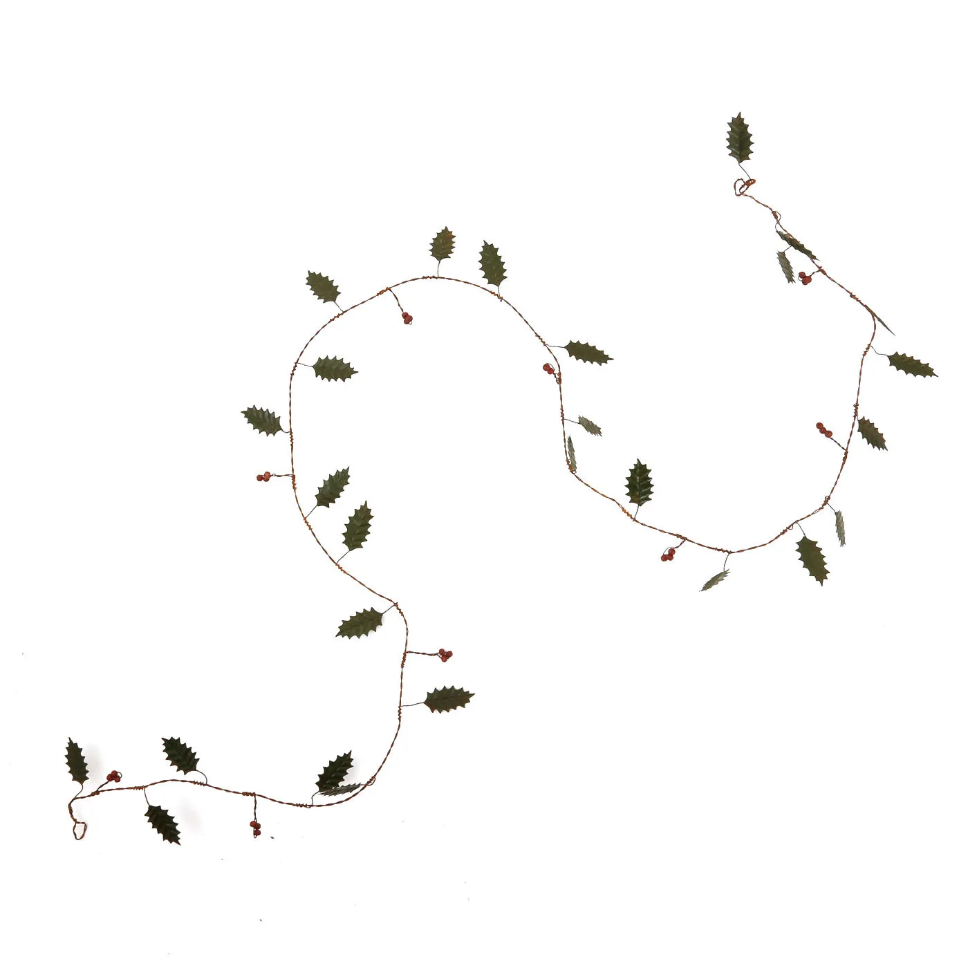 Rustic Holly Garland