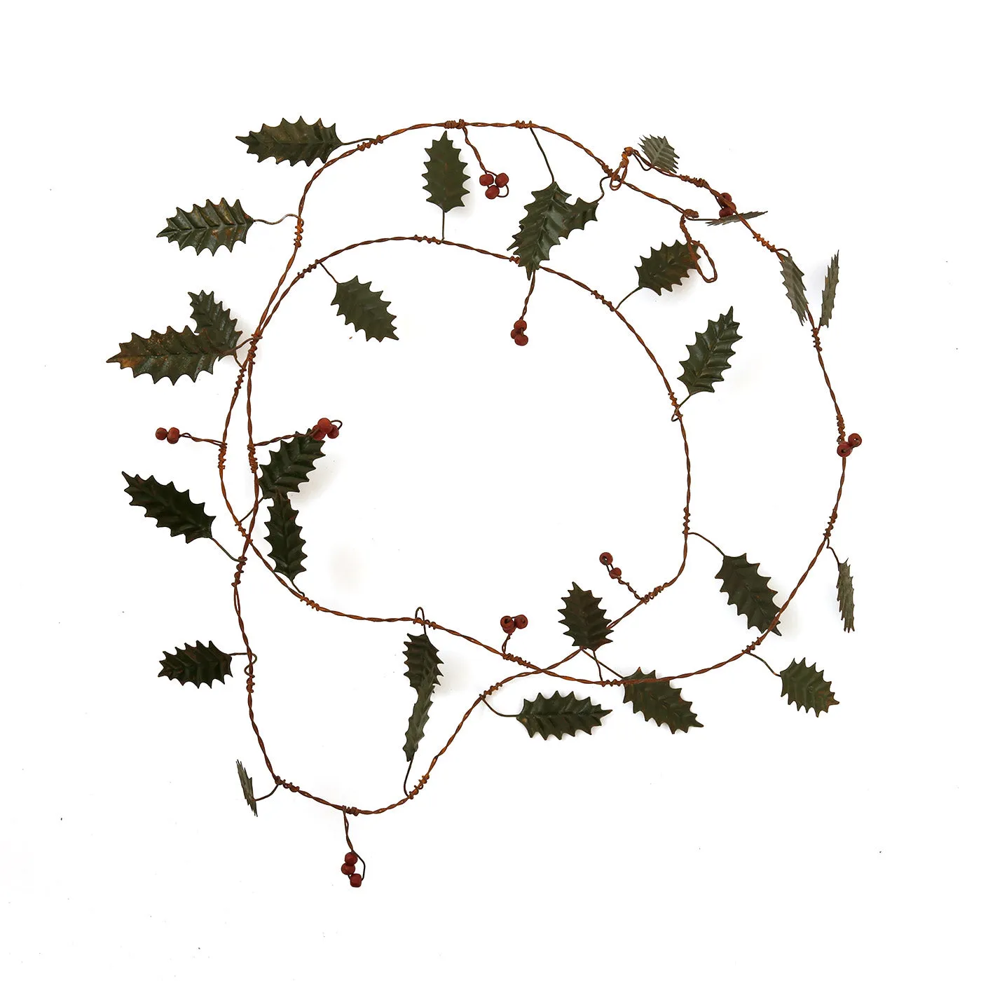 Rustic Holly Garland
