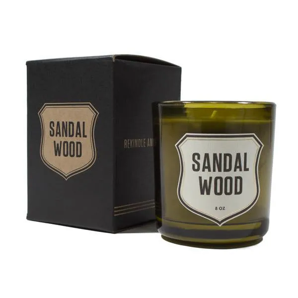 Sandalwood Vegetable Wax Candle