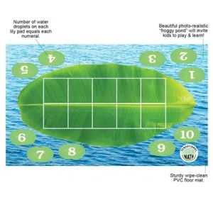 Sensational Math™ Froggy Ten-Frame Floor Mat