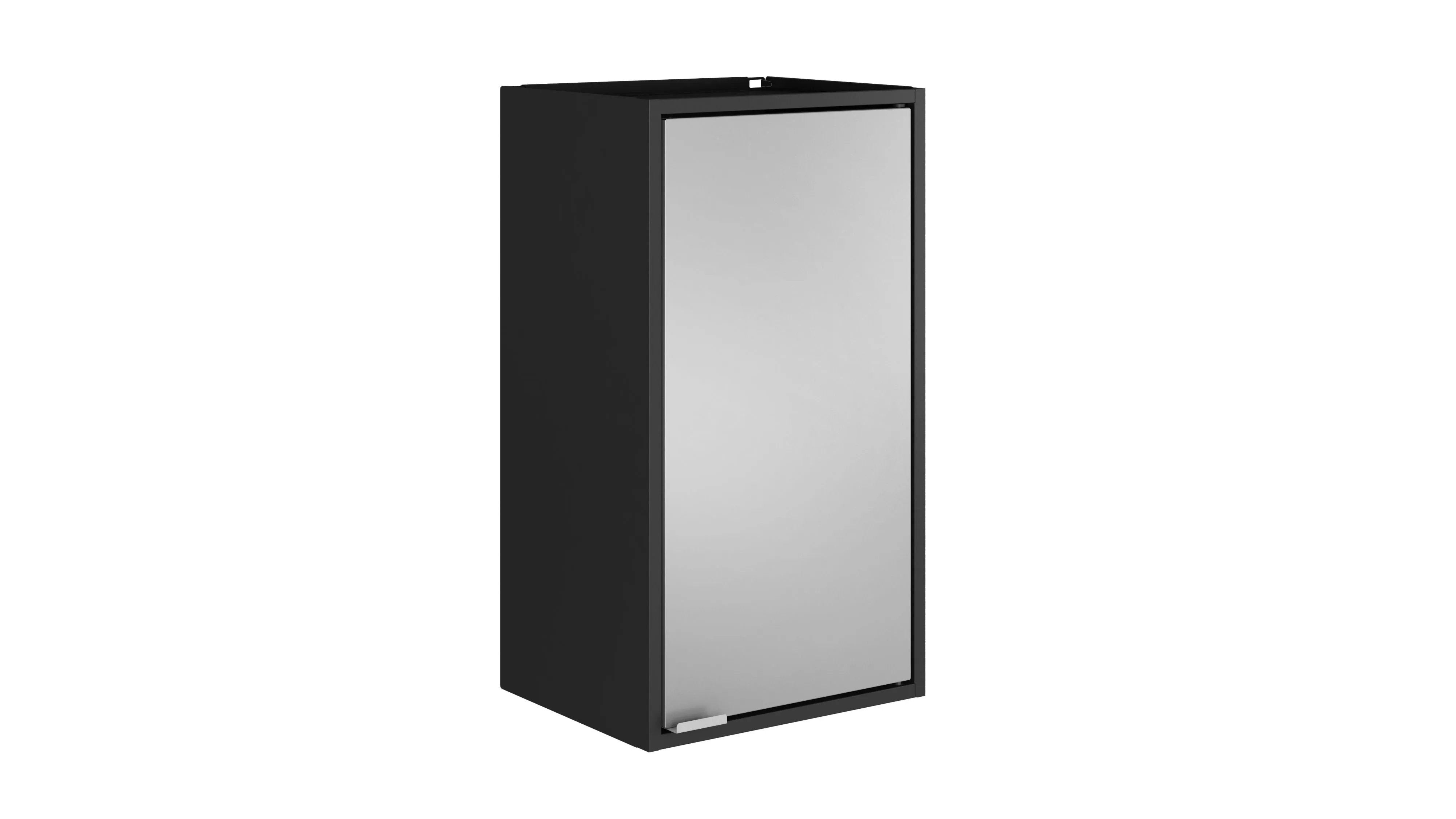 Smart 13.77" Floating Cabinet in Black and Grey