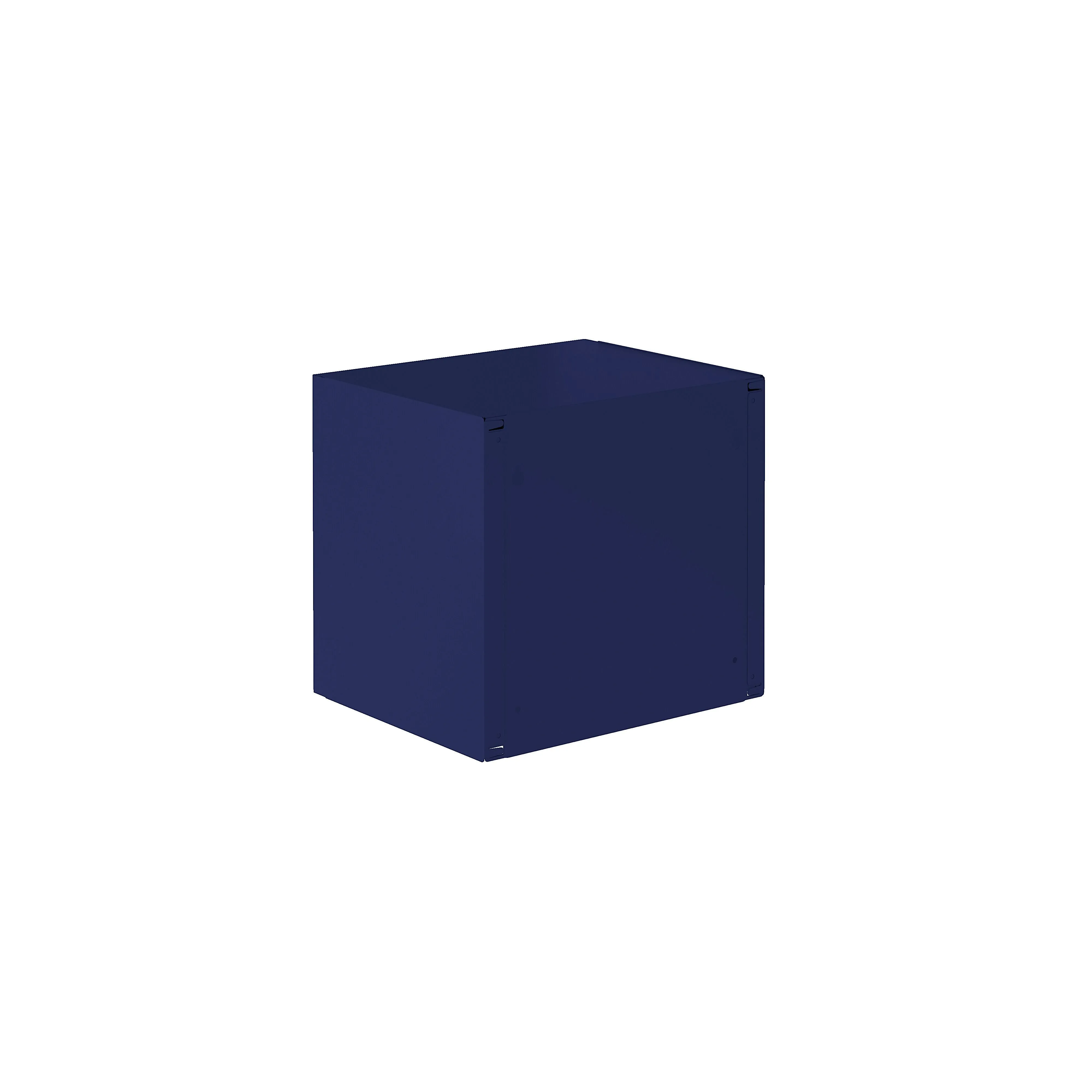 Smart 4-Piece 13.77" Floating Cabinet and Display Shelf in Blue