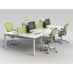 Standard Bench Desk System, 1600 Deep