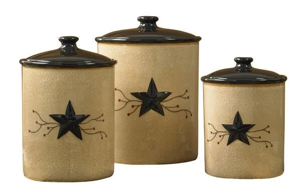 Star Vine Canisters Set