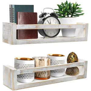 Wood floating shelve (Set of 2)