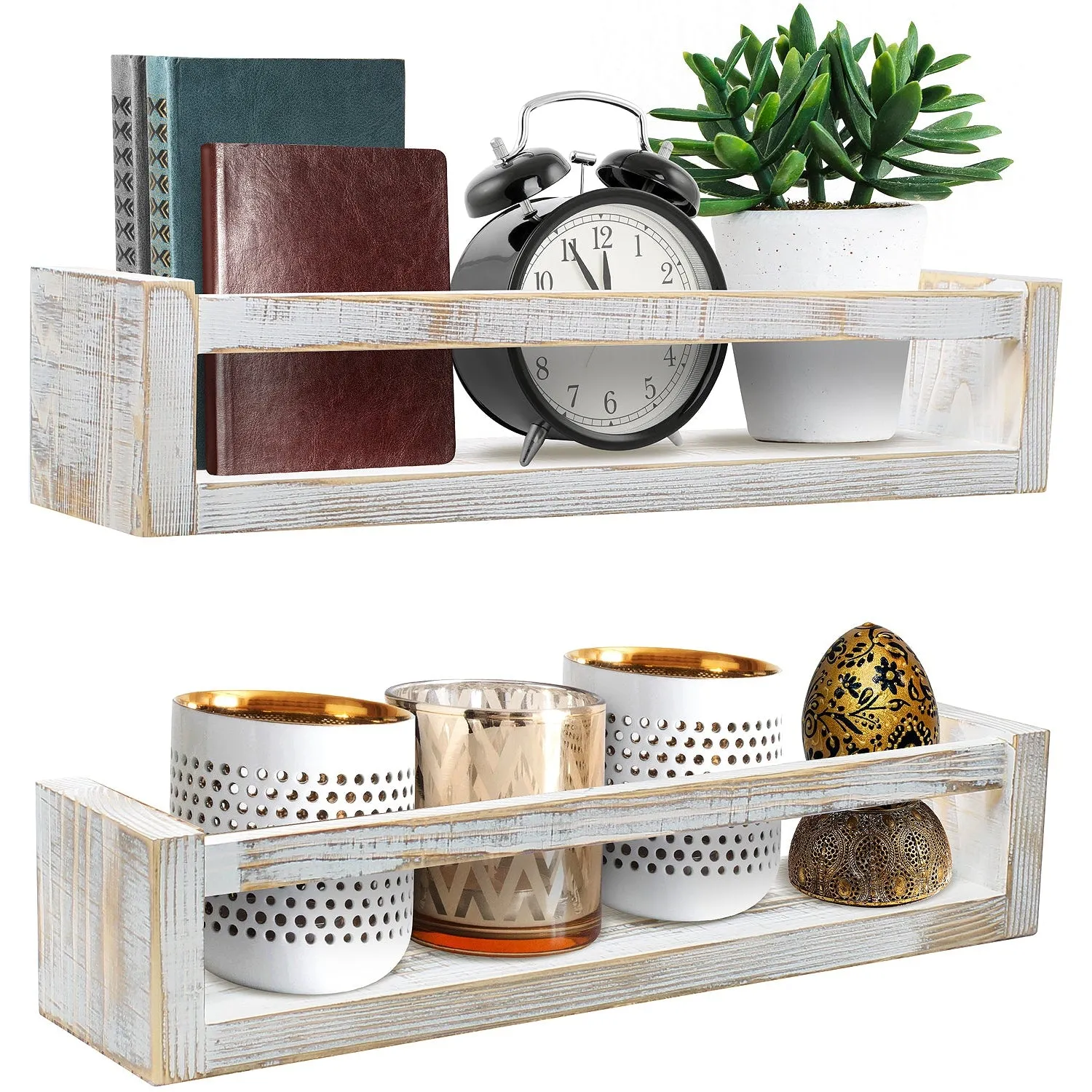 Wood floating shelve (Set of 2)